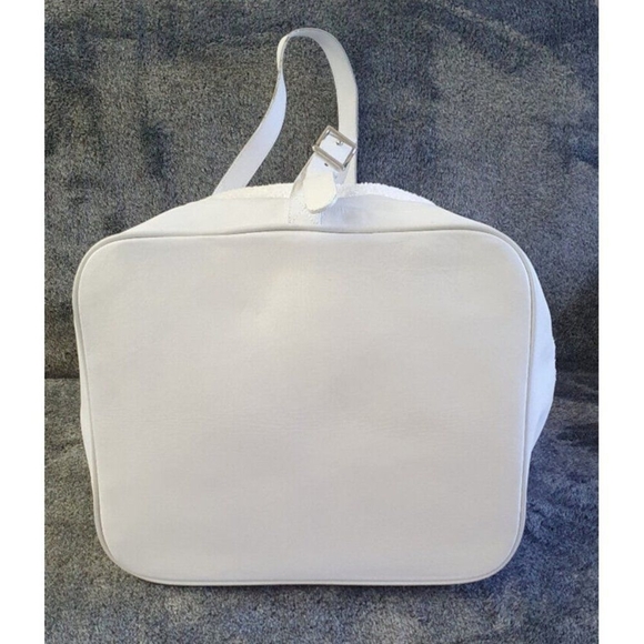 Ralph Lauren One Shoulder Backpack white leather and cotoCasual Unisex Pre-owned - Picture 9 of 14